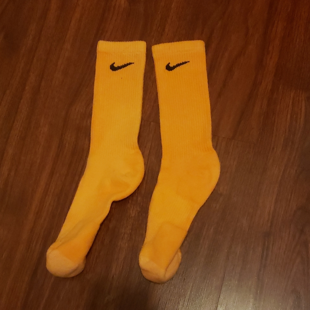 Nike socks tye dye orange
